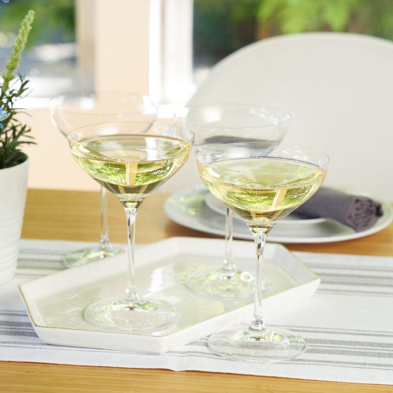 Spiegelau Dessert Glasses Set of 4 - Crystal, Modern Dessert or Champagne Glassware, Dishwasher Safe, Champagne Saucer Glass Gift Set - 8.8 oz, Clear, 2 of 6