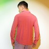Campus Sutra Men Men's Coral Pink Solid Basic Shirt - 4 of 4