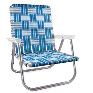 Lawn Chair USA Folding Aluminum Beach Webbed Chair - 1 of 4