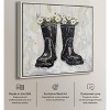 Art Remedy Rainboots and Daisies Chic Farmhouse Wall Art Framed - 3 of 4