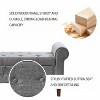 Vynxaria 62" Tufted Button Storage Bench ¨C Modern Fabric Ottoman for Versatile Living Spaces - 4 of 4