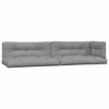 Pallet Cushions 5 pcs Gray Fabric vidaXL - 2 of 4