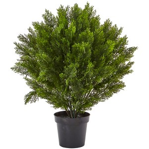 Nearly Natural 3-ft Cedar Artificial Bush (Indoor/Outdoor) - 1 of 4