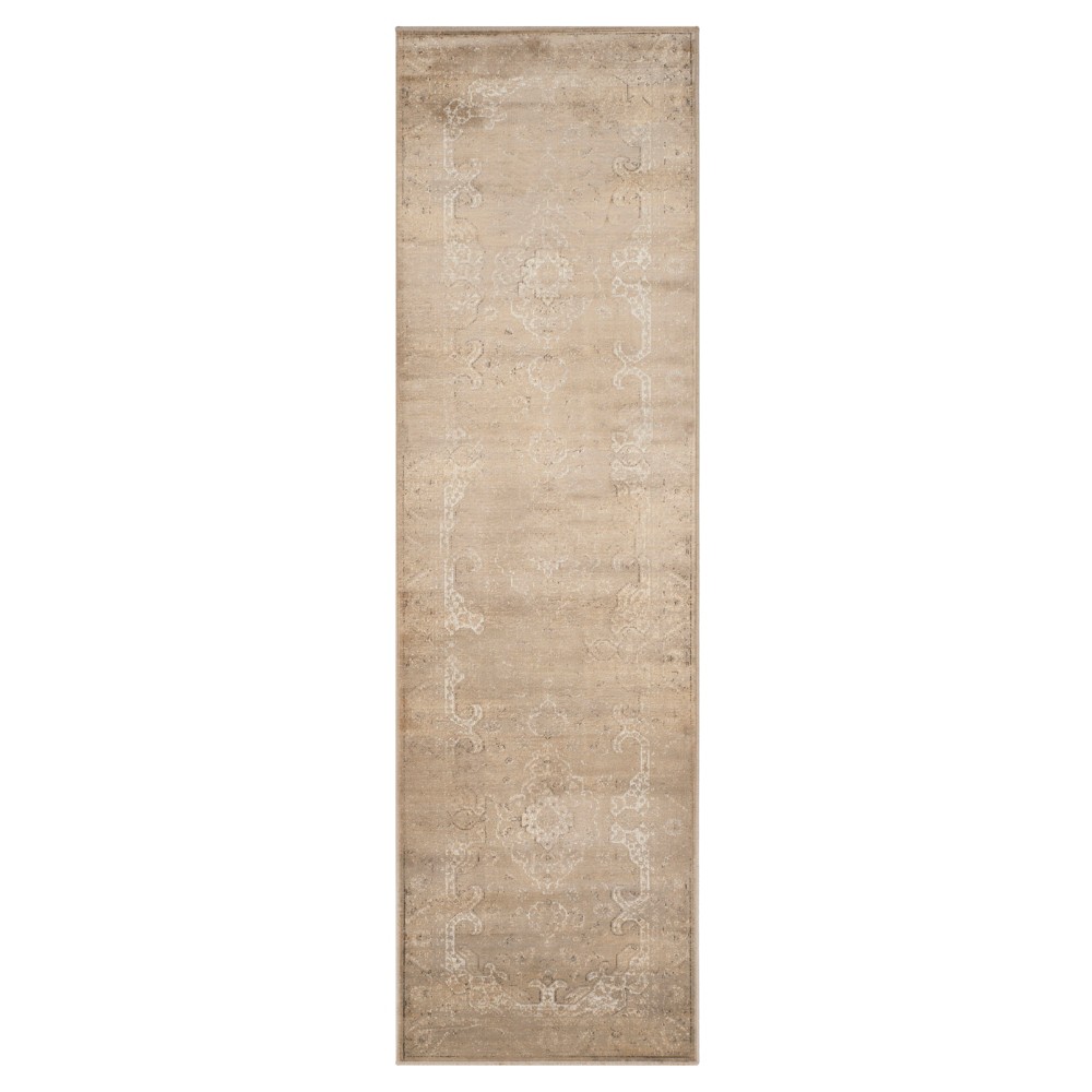 2'2inx8' Runner Alessandra Vintage - Stone - Safavieh