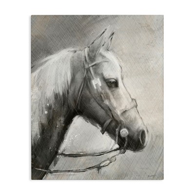 Modern Ranch Horse Canvas Wall Art, 16in x 20in, Made in USA, By Chad ...