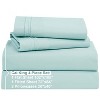 Clara Clark Bed Sheets, Premier 1800 Series 4 Piece Bed Sheet Set, Deep Pocket Luxury Soft Bedding Sheets & Pillowcases - 2 of 4