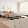 Twin Size Metal Platform Bed Frame with Steel Slat Support - 3 of 4