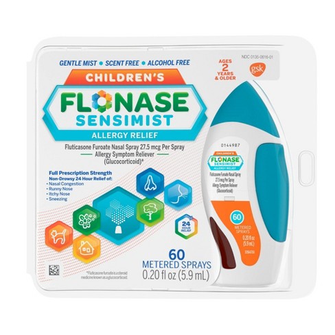 Children's Flonase Sensimist Allergy Relief Nasal Spray - Fluticasone Furoate - 0.2 fl oz - image 1 of 4