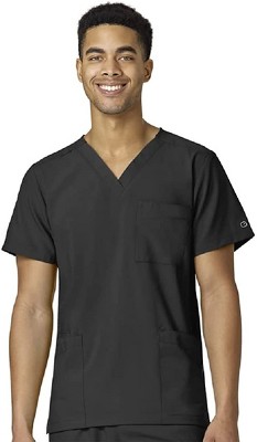 Wonderwink Womens 4-pocket Utility Top Medical Scrubs Shirt, Black, Small  Us : Target