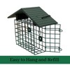 JCS Wildlife XL Suet Cage with Recycled Poly Lumber Roof - 2 of 4