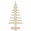 Aghana Digitals 3-Piece Solid Pine Wooden Christmas Trees: DIY Decor, Space-Saving, for Home/Office - 4 of 4