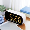 REGALWOVEN HMETOL Digital Corded Electric Plastic Adjustable Brightness Alarm Clock 5.1"L x 1.4"W x 2.4"H 1 Pc - 2 of 4