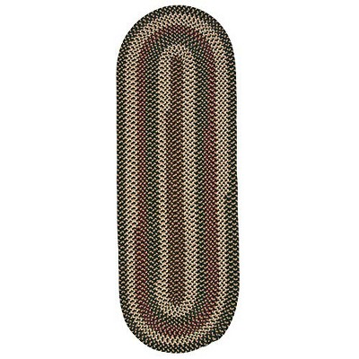Colonial Mills Brook Farm Runner Rug 2x7 Winter Green