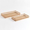 Plum & Post Ninette Rectangular Decorative Trays Set of 2 - 2 of 4
