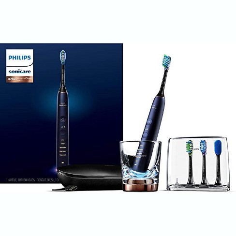 Post toewijzing solidariteit Philips Sonicare Diamondclean Smart 9750 Rechargeable Electric Power  Toothbrush, Lunar Blue, Hx9954/56 : Target