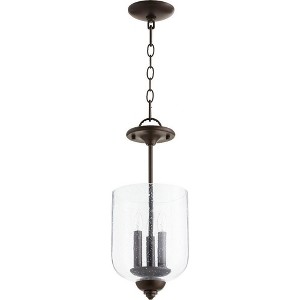 Quorum Lighting Richmond 3-Light Pendant, Oiled Bronze, 8W, 17H - 1 of 1