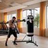 VEVOR 2 in 1 Punching Bag Stand, Adjustable Height Boxing Punching Bag Stand with Pull Up Bar, Holds Up to 140 lbs, for Home Gym Fitness, Black - 2 of 4