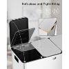 Trash Can, Stainless Steel Double Trash Can with Recycling Bin, Soft-Close Lid, Step-on Garbage Bin, with Removable Plastic Inner Buckets - 3 of 4