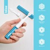 Bliss Electric Travel Toothbrush Set - Portable Sonic Toothbrush with 2 Brush Heads, Protective Cap & Waterproof - 4 of 4
