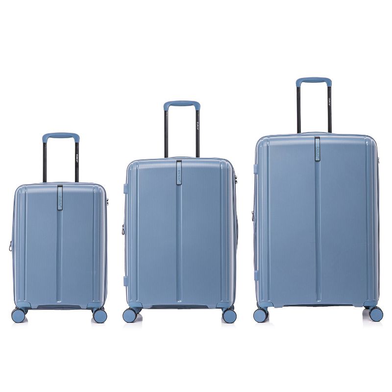 DUKAP Airley 3pc Lightweight Hardside Spinner Luggage Set - Blue, 2 of 17
