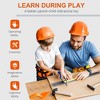 Hachikiko 68PCS Kids Tool Bench ¨C Foldable Pretend Workbench with Electric Drill, 3-in-1 Workshop Playset for Toddlers Ages 3-6 (Multicolor) - 3 of 4
