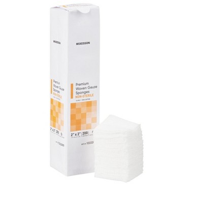 Mckesson Premium Woven Gauze Sponges, 12-ply : Target