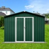 APRILSOUL 120"Metal garden sheds 8ftx10ft outdoor storage sheds - 3 of 4