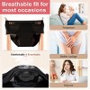 VOXSHE Women's Comfort Period Briefs - 150ml Super Absorbent Leak-proof 3pk Black - 2 of 4