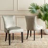 Lester 19" H Dining Chair With Nail Head Trim (Set of 2) - MCR4709 - Safavieh Couture - 2 of 4