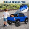 Jojoka 12V Licensed RAM 2-Seater Kids Ride On Police Truck, Electric Car w/ Remote, 3 Speeds, Suspension, LED Lights & Music - 4 of 4