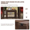YARDSIGHT 5-Piece Outdoor Patio Lounge Chair Set with Ottomans and Side Table, Weather-Resistant Furniture with Cushions - 4 of 4