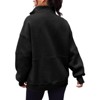 BLUEMING Womens Sweatshirts Half Zip Oversized Pullover Sweatshirts Mock Neck Hoodies Front Pocket Sweatshirts - 2 of 3