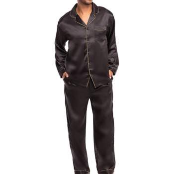 Lightweight Long Sleeve Pajamas Lounge Set, Button Up Shirt, Pants With  Pockets, Pjs For Men : Target