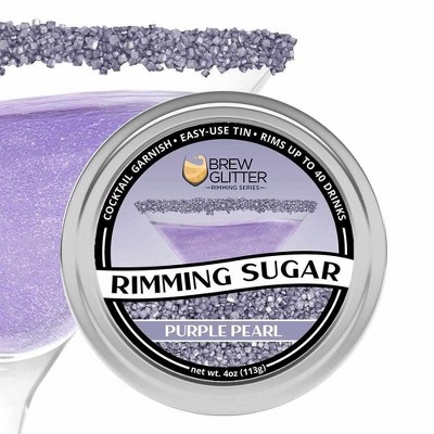 Brew Glitter Colorful Cocktail Rimming Glitter Sugar Series (1x 4oz Tin)