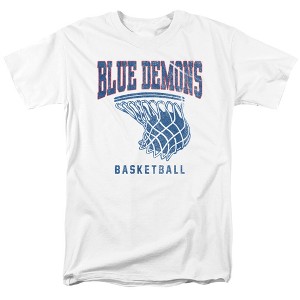 Depaul University Basketball Hoop Adult T-Shirt Athletic Heather - 1 of 4
