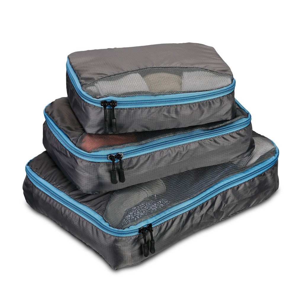 conair travel smart toiletry bag Conair Travel Smart 3-Piece Packing Bag - Gray