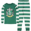 Harry Potter Kids Cotton Tight Fit Crest Pajamas All 4 Hogwarts Houses Available - 2 of 4