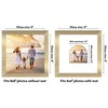 Americanflat Picture Frame with Oval Mat Insert and Shatter-Resistant Glass - Signature Collection - Photo Frame for Wall Display - 2 of 4