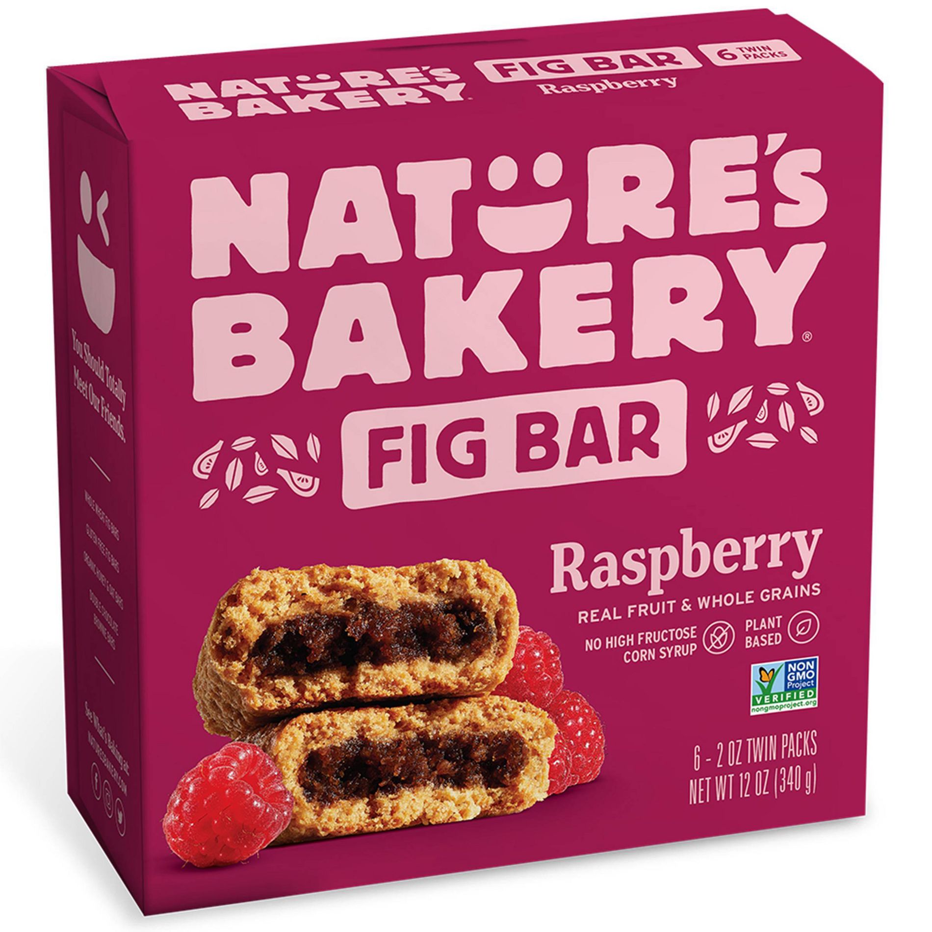 Nature's Bakery Raspberry Fig Bar - 12oz/6ct