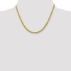 Black Bow Jewelry 3mm, 14k Yellow Gold D/C Hollow Wheat Chain Necklace - 2 of 4