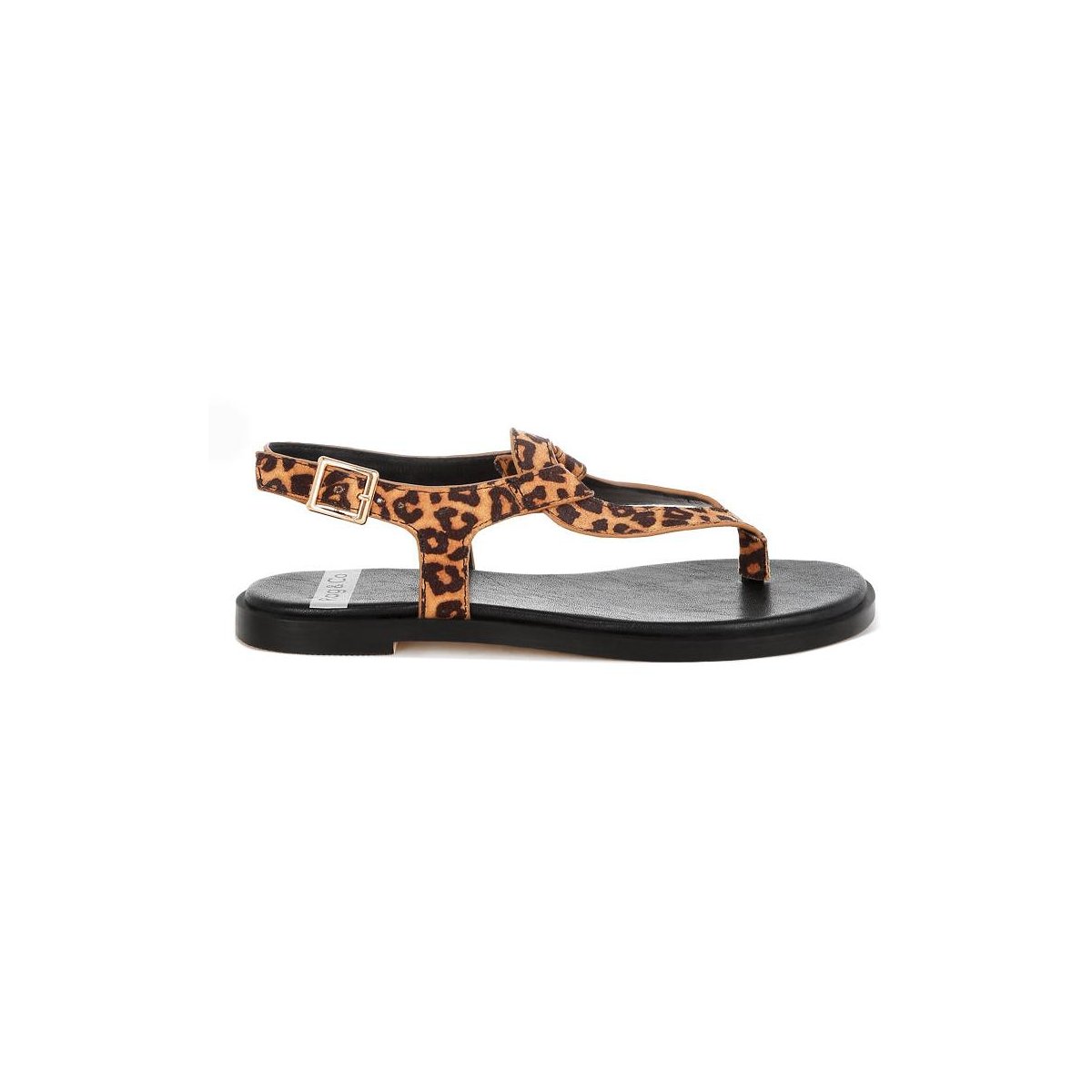 Обувь Rag & Co Womens Venusa Leopard Print Buckled Flats 8 — фото 2