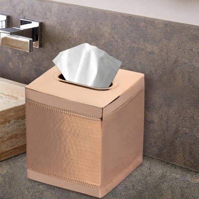 Hudson Copper Stainless Steel Boutique Tissue Box Cover