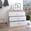 Sapphtopaz Modern Drawers Dresser for Bedroom with Open Shelf Closet Organizers and Storage with Superior Top Drawer Organizer for Nursery, White - 3 of 4