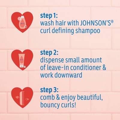 Johnson&#39;s Kids Curl-Defining Shampoo, Shea Butter, for Toddler&#39;s Hair - 13.6 fl oz