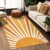 Lahome Cevin Machine Washable Abstract Botanical Area Ru- Soft Low-Pile Carpet for Living Room, Bedroom, or Entryway - 3 of 4
