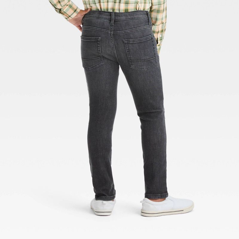 Boys' Ultimate Stretch Tapered Jeans - Cat & Jack™, 3 of 6