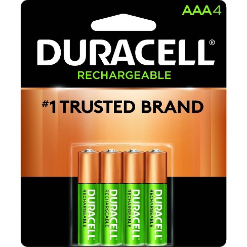 Universeel Vervagen Een zin Duracell Rechargeable Aaa Batteries - 4 Pack - Compatible With Nimh Battery  Chargers : Target