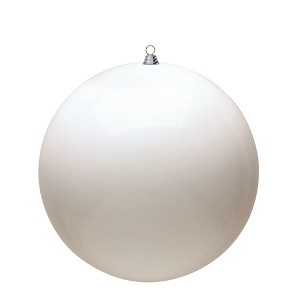 Vickerman White Ball Ornament - 1 of 4