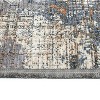 LunaLulinlk Grey Multi Modern, Abstract, Cut Pile 1'10" x 2'6" Rectangle Throw Rug - 3 of 4
