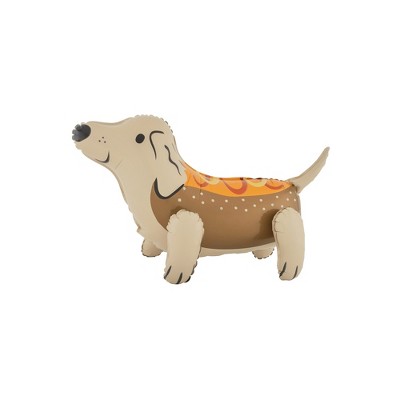 Trick or Treat Street Hot Dog Dachshund Mylar Balloon - Pack of 1 Air Filled Balloon